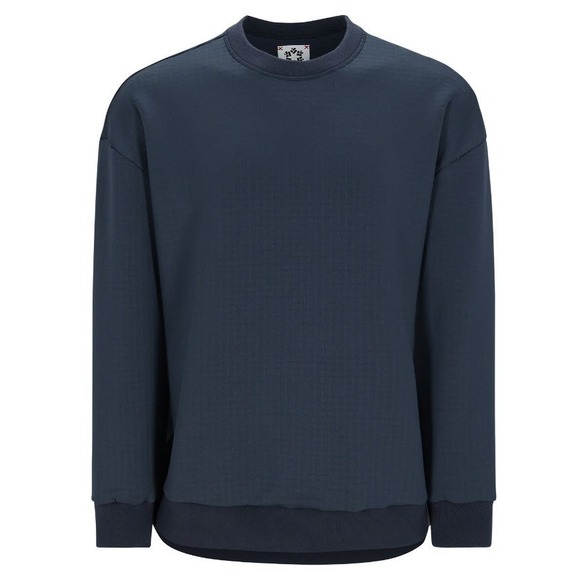 NWT Obermeyer Explorer Tech Crew Pullover Sweatshirt Mens M Blue Nights Polartec